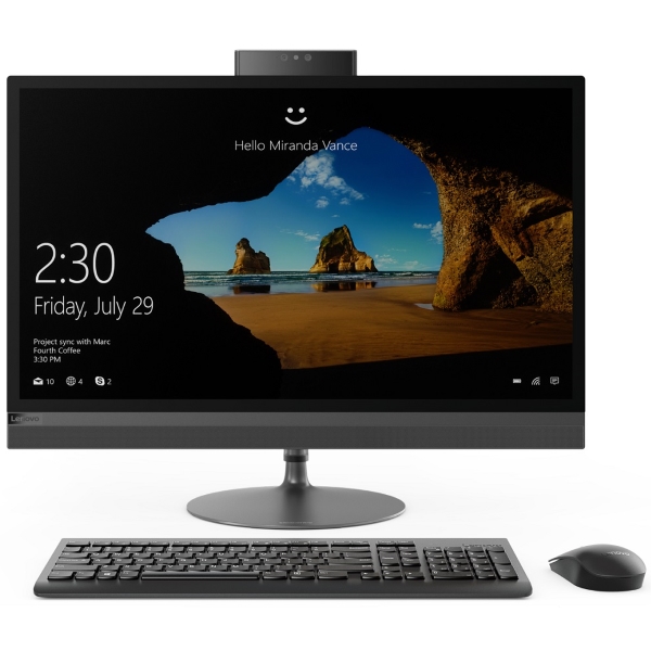 Моноблок Lenovo IdeaCentre AIO 520-27ICB 27" QHD Touch/ Core i7-8700T/ 8GB/ 128GB SSD + 1TB/ DVD-RW/ WiFi/ BT/ Win10/ dark silver [F0DE004XRK] изображение 1