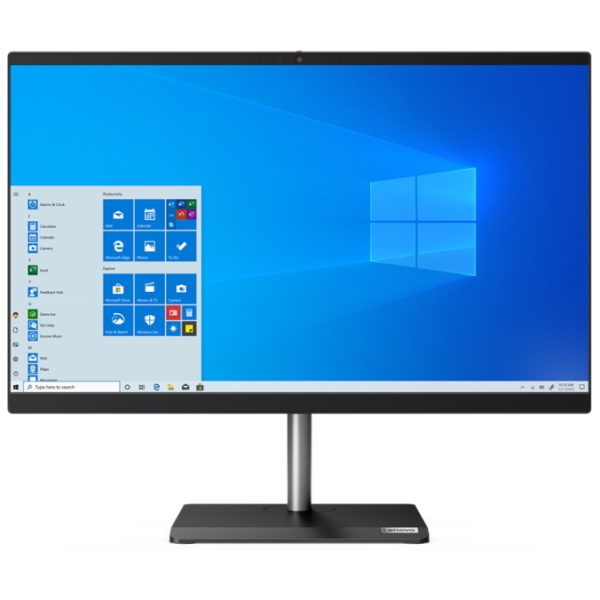 Моноблок Lenovo AIO V30a-24IIL 23.8" FHD, Core i5-1035G1, 16GB, 512GB SSD M.2, WiFi, BT, DVD-RW, no OS, черный [11LA001YRU] изображение 1