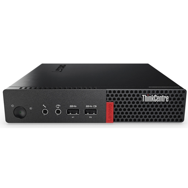 Компьютер Lenovo ThinkCentre Tiny M710q [10MRS1CG00] Pentium G4400T/ 4GB/ 128GB SSD/ noODD/ WiFi/ BT/ DOS/ black изображение 1