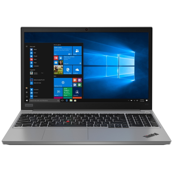 Ноутбук Lenovo ThinkPad E15-IML 15.6 FHD [20RD0012RT] Core i7-10510U, 8GB, 256GB SSD, noODD, WiFi, BT, FPR,. Win10Pro, серебристый изображение 1