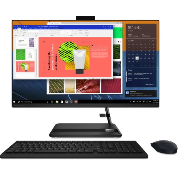 Моноблок Lenovo IdeaCentre AIO 3 27ALC6 27" FHD, Ryzen 7 5700U, 8GB, 512GB SSD, DVD-RW, BT, WiFi, Win11 [F0FY00A5RK] изображение 1