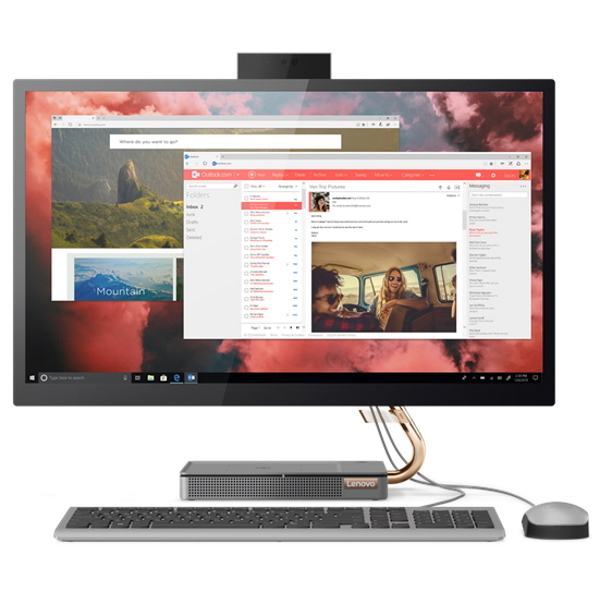 Моноблок Lenovo IdeaCentre AIO A540-27ICB 27" QHD/ Core i5-9400T/ 8GB/ 1TB/ noODD/ WiFi/ BT/ Win10/ Mineral Grey [F0EK000URK] изображение 1