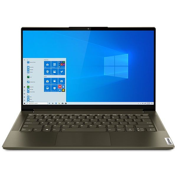 Ноутбук Lenovo Yoga Slim 7 14IIL05 14" FHD [82A100HBRU] Core i7-1065G7, 16GB, 512GB SSD, WiFi, BT, Win10, темно-зеленый изображение 1
