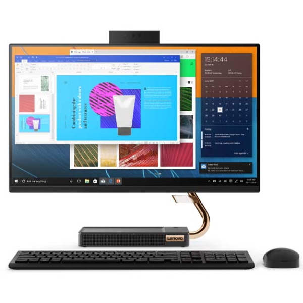 Моноблок Lenovo IdeaCentre AIO A540-24ICB 23.8" FHD/ Core i5-9400T/ 8GB/ 1TB SSD/ noODD/ WiFi/ BT/ Win10/ Black [F0EL001MRK] изображение 1