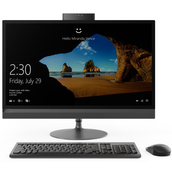 Моноблок Lenovo IdeaCentre AIO 520-27ICB 27" QHD Touch/ Core i5-8400T/ 8GB/ 128GB SSD + 1TB/ DVD-RW/ WiFi/ BT/ Win10/ dark silver [F0DE004RRK] изображение 1