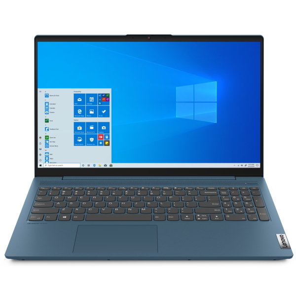 Ноутбук Lenovo IdeaPad 5 15IIL05 15.6" FHD [81YK00PERU] Core i5-1035G1, 16GB, 256GB, noODD, WiFi, BT, Win10, голубой изображение 1