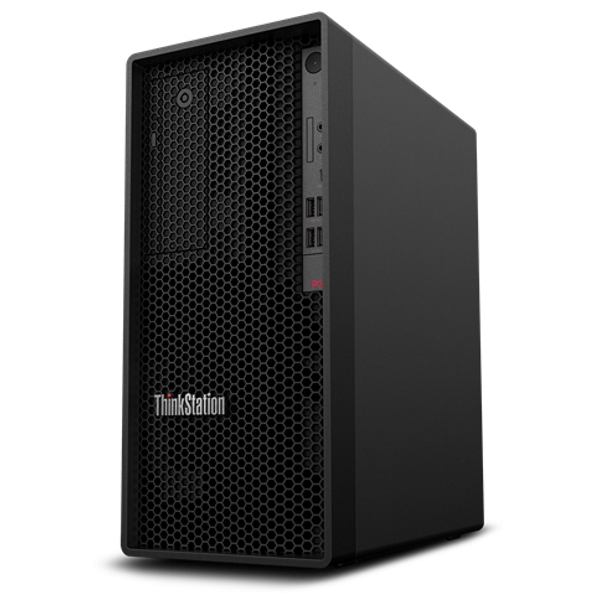 Рабочая станция Lenovo ThinkStation P340 TWR, Core i7-10700, 16GB, 512GB SSD, nV Quadro RTX 4000 8GB, Win10Pro, черный [30DH00GERU] изображение 1