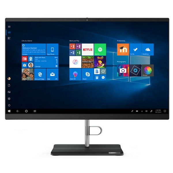 Моноблок Lenovo V540-24IWL AIO 23,8" FHD/ Core i3-8145U/ 8GB/ 128GB SSD/ DVD-RW/ WiFi/ BT/ DOS/ black [10YS002NRU] изображение 1