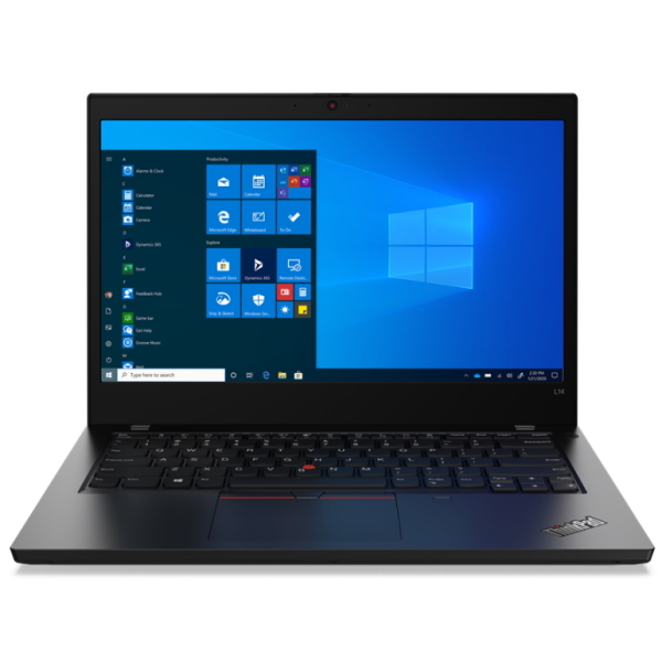 Ноутбук Lenovo ThinkPad L14 Gen 1 14" FHD Touch [20U1001GRT] Core i5-10210U, 16GB, 512GB SSD, WiFi, BT, 4G, FPR, SCR, Win10Pro, черный изображение 1