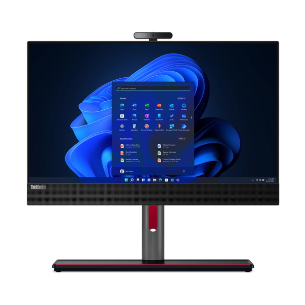 Моноблок Lenovo ThinkCentre M90a Gen 3 23.8" FHD, Core i5-12500, 8GB, 256GB SSD +1TB HDD, DVDRW, CR, kbd eng, mouse, noOS [11VKA01800] изображение 1