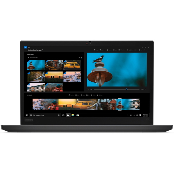 Ноутбук Lenovo ThinkPad E15 15.6" FHD [20RES07S00] Core i5-10210U, 8GB, 256GB SSD, noODD, WiFi, BT, Win10Pro, черный изображение 1