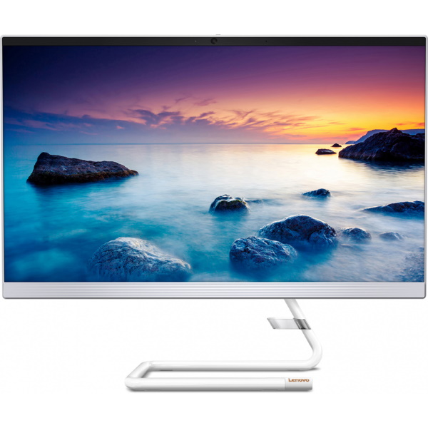 Моноблок Lenovo IdeaCentre AIO 3 24IMB05 23.8" FHD/ Core i3-10100T/ 8GB/ 256GB SSD/ DVD-RW/ BT/ WiFi/ DOS/ Foggy White [F0EU00BTRK] изображение 1