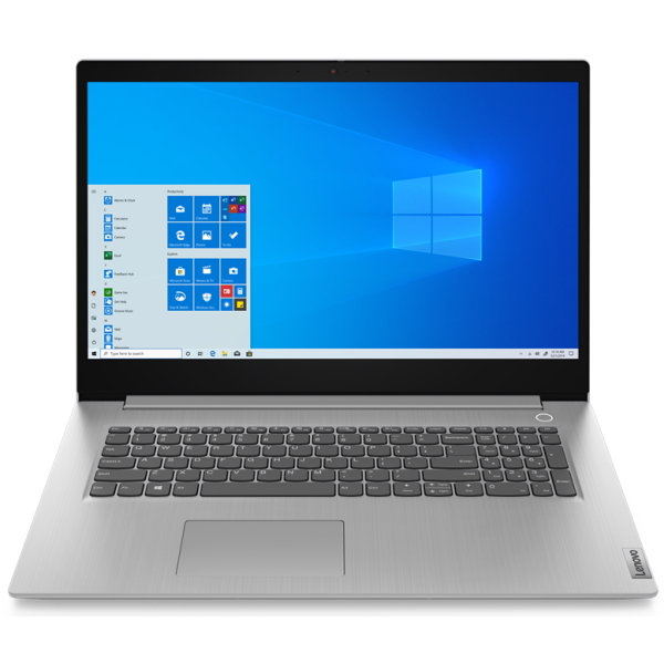 Ноутбук Lenovo IdeaPad 3 17IML05 17.3" FHD [81WC000HRK] Pentium Gold 6405U, 8GB, 1TB, noODD, WiFi, BT, DOS, серый изображение 1