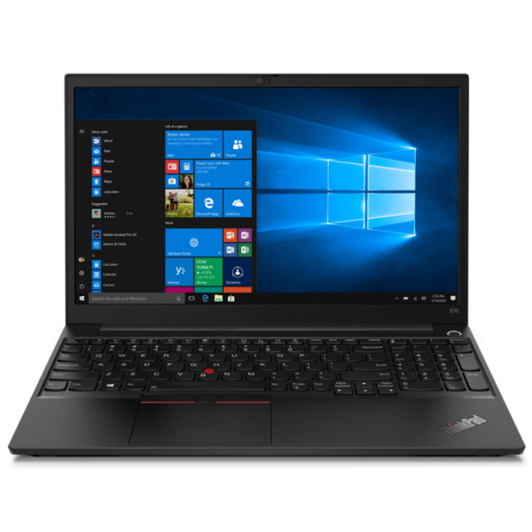Ноутбук Lenovo ThinkPad E15 Gen 2 15.6" FHD [20T8002LRT] Ryzen 3 4300U, 8GB, 256GB SSD, noODD, WiFi, BT, FPR, DOS, черный изображение 1