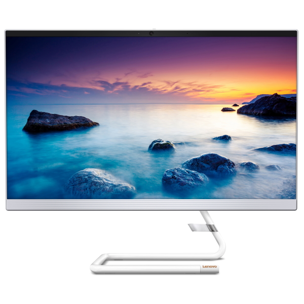 Моноблок Lenovo IdeaCentre AIO A340-24ICK 23.8" FHD/ Core i5-9400T/ 8GB/ 256GB SSD/ DVD-RW/ WiFi/ BT/ DOS/ Foggy White [F0ER006FRK] изображение 1