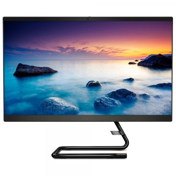 Моноблок Lenovo IdeaCentre AIO 3 24ALC6 23.8" FHD, Ryzen 5 5500U, 16GB, 512GB SSD, noODD, WiFi, BT, Win10 [F0G1002DRK] изображение 1