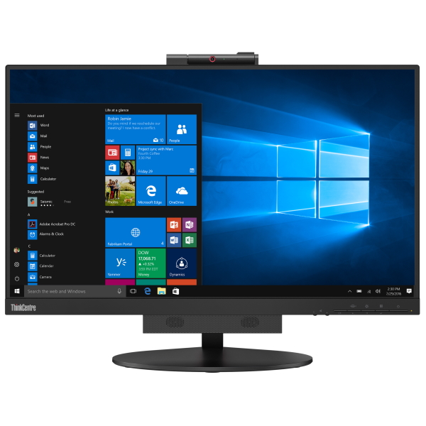 Монитор Lenovo TIO 23.8" FHD [10QYPAR1EU] 250 cd/m2. tilt, swivel, pivot, lift изображение 1