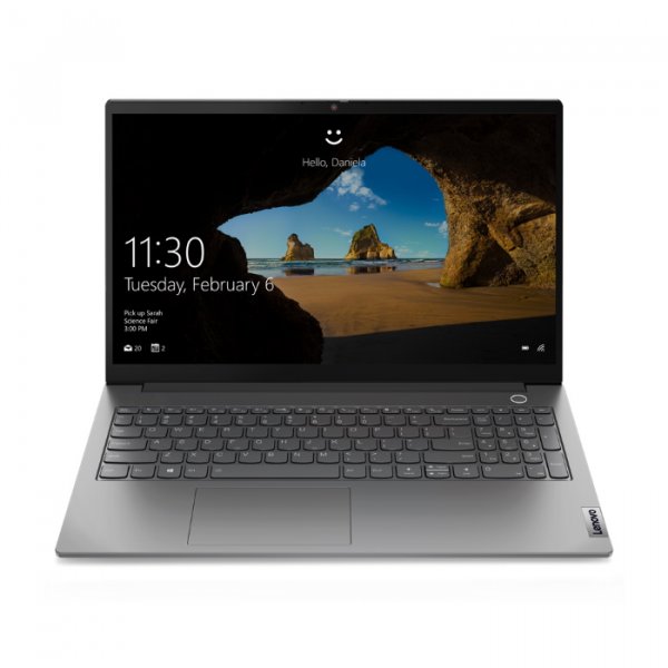 Ноутбук Lenovo ThinkBook 15 G2 ITL 15.6" FHD [20VE0005RU] Core i7-1165G7, 2x8GB, 512GB SSD, WiFi, BT, FPR, HD Cam, Win 10 Pro, Mineral Grey  изображение 1