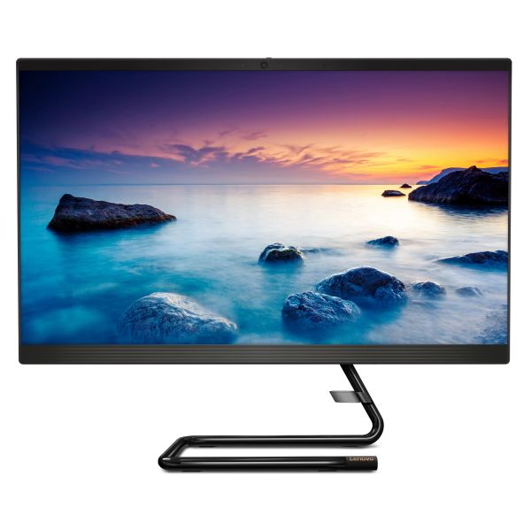 Моноблок Lenovo IdeaCentre AIO 3 24ARE05 23.8" FHD, Ryzen 5 4500U, 8GB, 256GB SSD, DVD-RW, WiFi, BT, Win10, черный [F0EW002WRK] изображение 1