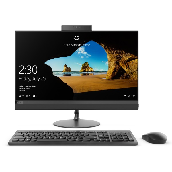 Моноблок Lenovo IdeaCentre 520-22IKL 21.5" FHD/ Core i3-7100T/ 4GB/ 1TB/ Radeon 530 2GB/ DVD-RW/ Win10/ WiFi/ BT/ black [F0D4000XRK] изображение 1