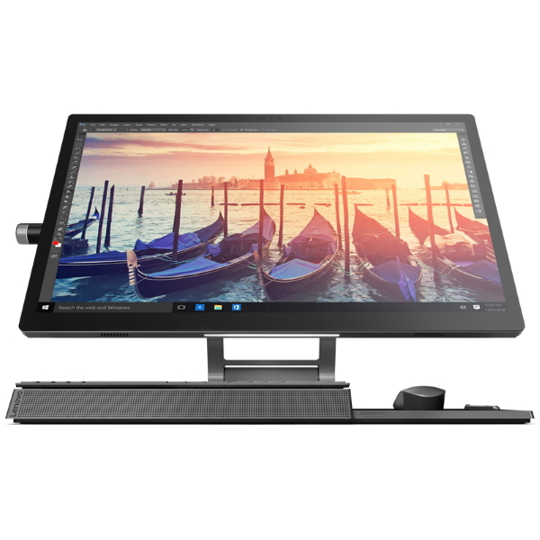 Моноблок Lenovo Yoga A940-27ICB 27" UHD Touch/ Core i7-8700/ 16GB/ 256GB SSD + 2TB/ noODD/ Radeon RX 560 4GB/ WiFi/ BT/ Win10/ Iron Grey [F0E50015RK] изображение 1