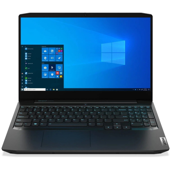 Ноутбук Lenovo IdeaPad Gaming 3 15ARH05 15.6" FHD [82EY00CJRK] Ryzen 5 4600H, 16GB, 256GB SSD + 1TB HDD, noODD, GeForce GTX 1650 4GB, WiFi, BT, DOS, черный изображение 1