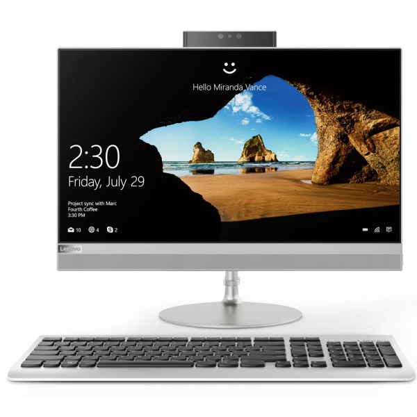 Моноблок Lenovo IdeaCentre AIO 520-22IKU 21.5" FHD/ Core i3-6006U/ 4GB/ 1TB/ Radeon 530 2GB/ DVD-RW/ WiFi/ BT/ Win10/ silver [F0D5002VRK] изображение 1