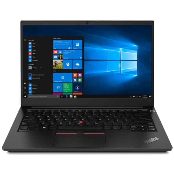 Ноутбук Lenovo ThinkPad E14 Gen 2-ITU 14" FHD [20TA002JRT] Core i3-1115G4, 8GB, 256GB SSD, WiFi, BT, FPR, DOS, черный изображение 1